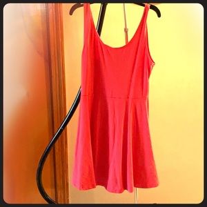 Pink express skater dress